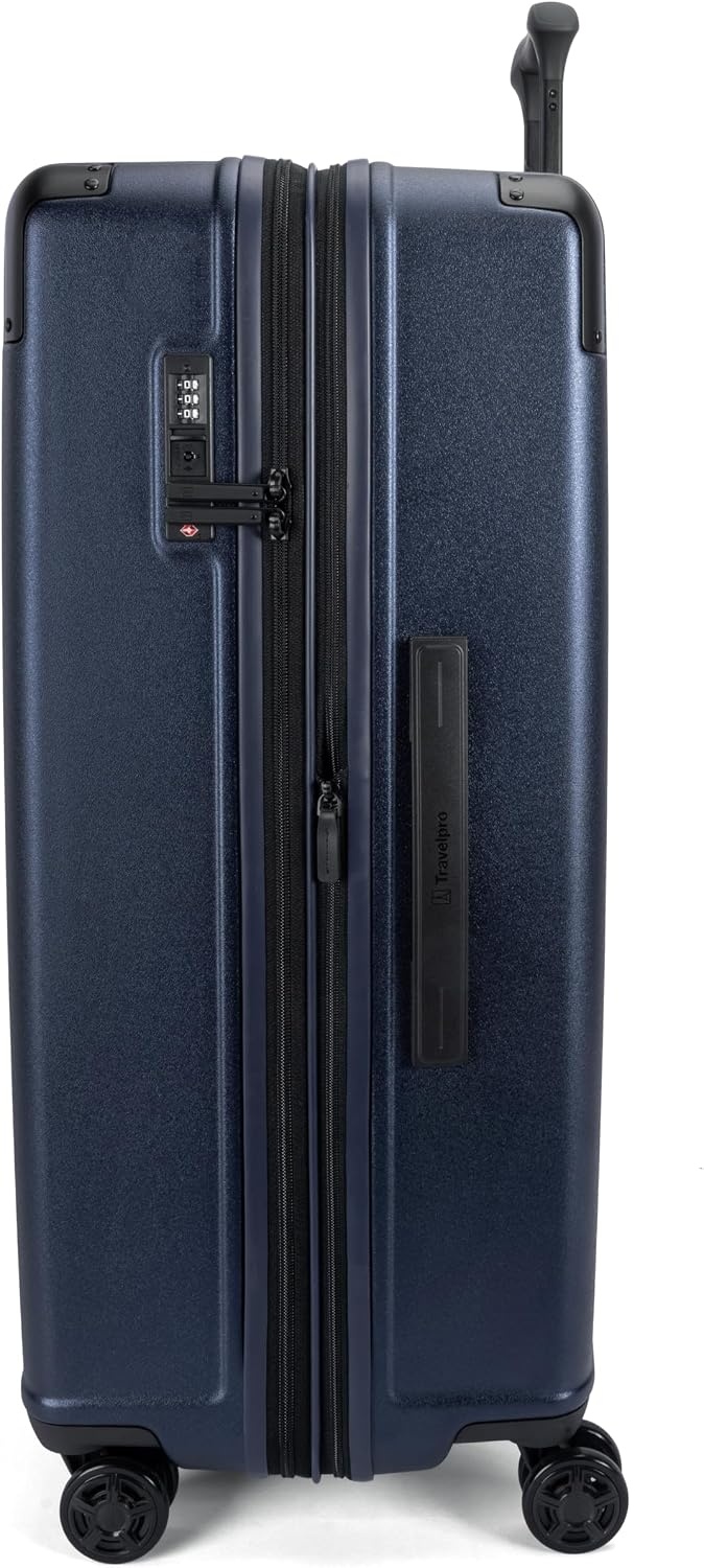 image:imageTravelpro Platinum Elite Hardside CarryOn Luggage Spinner Black 21Inch TSA Lock amp Hard Shell Polycarbonate With 8 Spinner Wheels amp Expandable Design for Business amp Leisure TravelAviator Navy