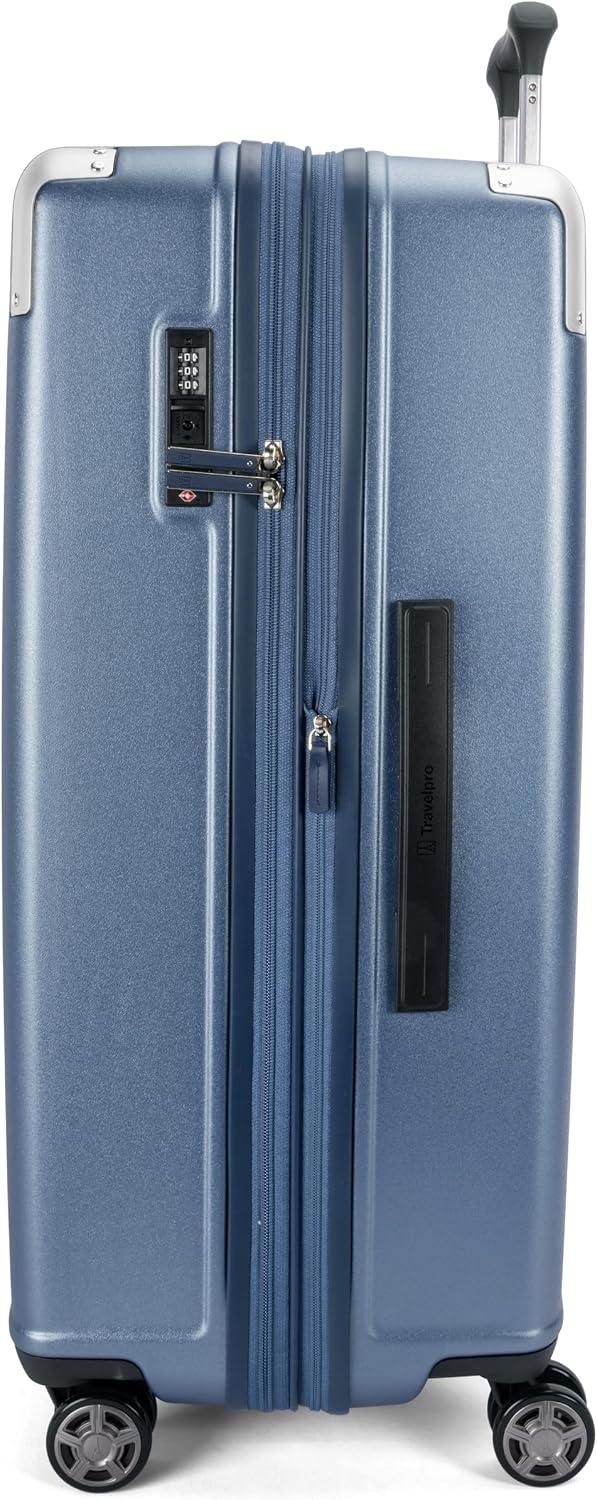 image:imageTravelpro Platinum Elite Hardside CarryOn Luggage Spinner Black 21Inch TSA Lock amp Hard Shell Polycarbonate With 8 Spinner Wheels amp Expandable Design for Business amp Leisure TravelDark Sky Blue