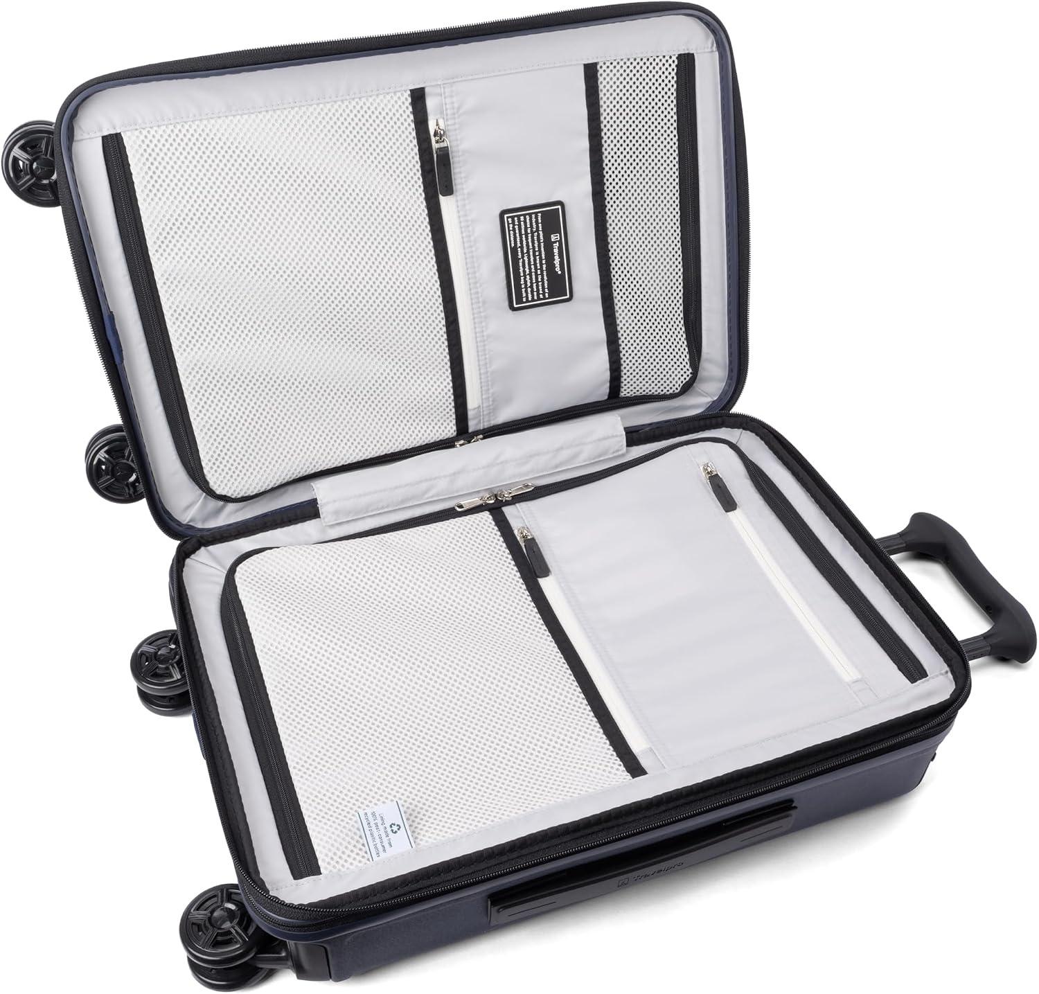 image:imageTravelpro Platinum Elite Hardside CarryOn Luggage Spinner Black 21Inch TSA Lock amp Hard Shell Polycarbonate With 8 Spinner Wheels amp Expandable Design for Business amp Leisure TravelAviator Navy
