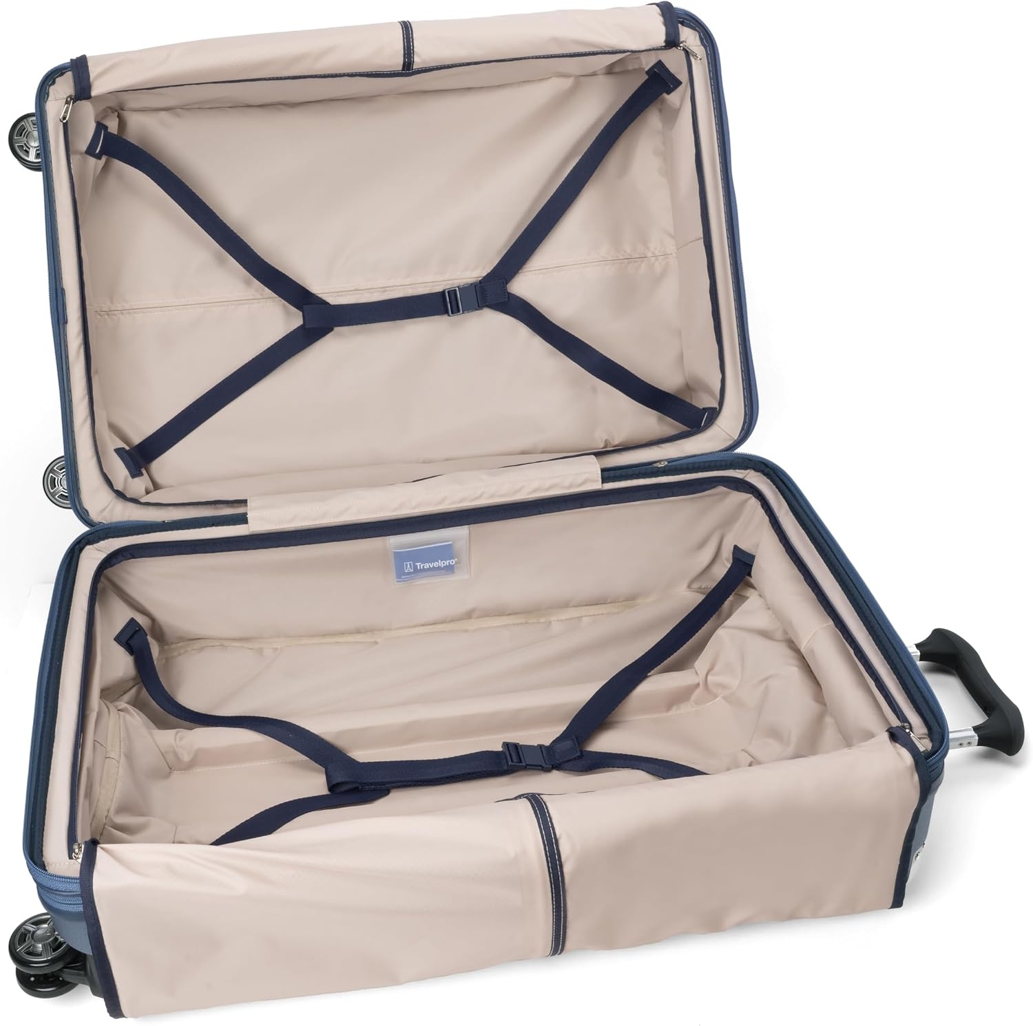 image:imageTravelpro Platinum Elite Hardside CarryOn Luggage Spinner Black 21Inch TSA Lock amp Hard Shell Polycarbonate With 8 Spinner Wheels amp Expandable Design for Business amp Leisure TravelDark Sky Blue
