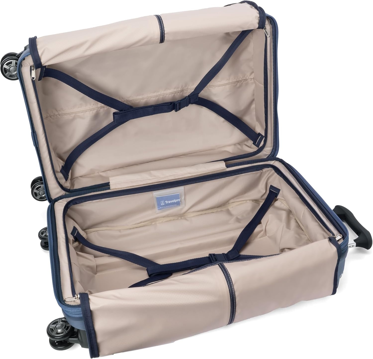 image:imageTravelpro Platinum Elite Hardside CarryOn Luggage Spinner Black 21Inch TSA Lock amp Hard Shell Polycarbonate With 8 Spinner Wheels amp Expandable Design for Business amp Leisure TravelDark Sky Blue