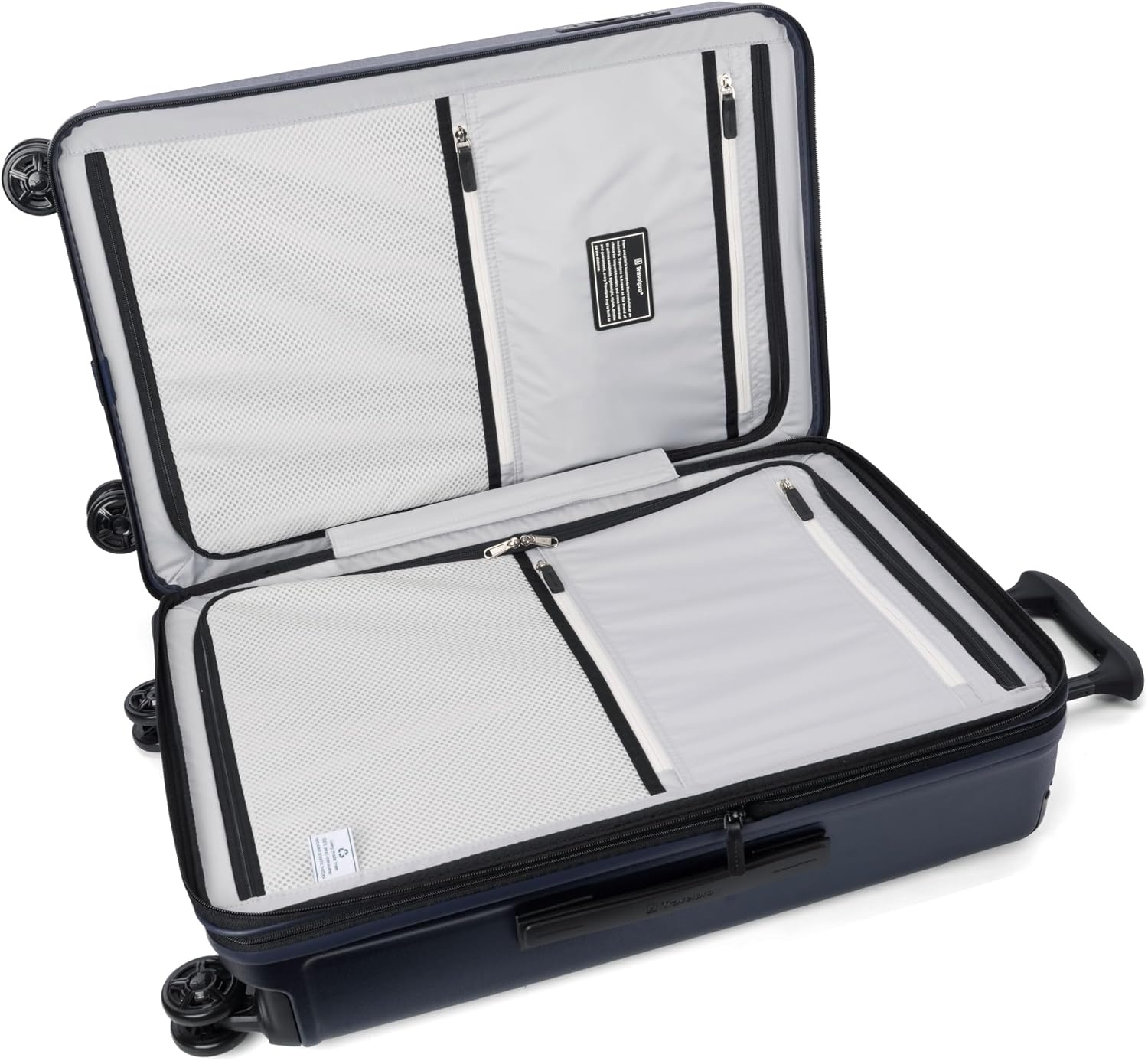 image:imageTravelpro Platinum Elite Hardside CarryOn Luggage Spinner Black 21Inch TSA Lock amp Hard Shell Polycarbonate With 8 Spinner Wheels amp Expandable Design for Business amp Leisure TravelAviator Navy