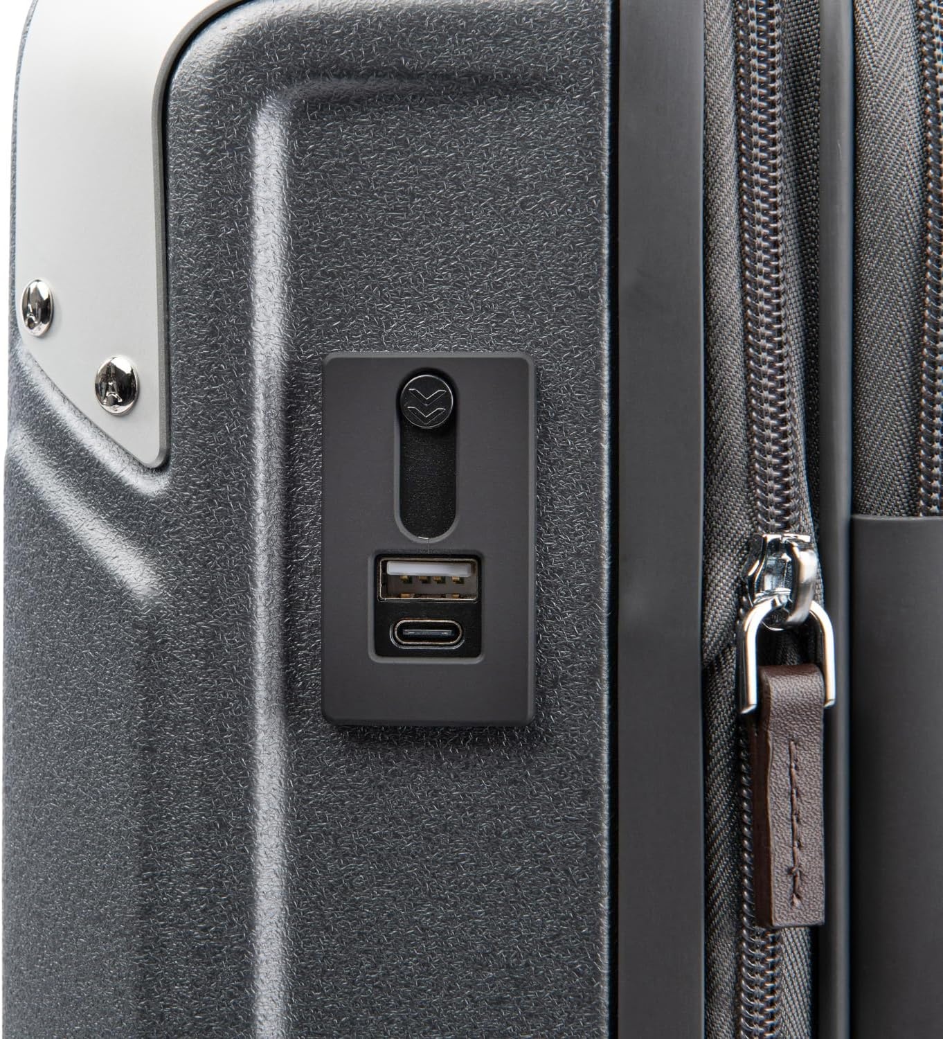 image:imageTravelpro Platinum Elite Hardside Checked Luggage Dark Sky 25Inch Expandable Polycarbonate Shell With 8 Spinner Wheels TSA Lock amp Designed for Men amp Women Men amp WomenVintage Grey