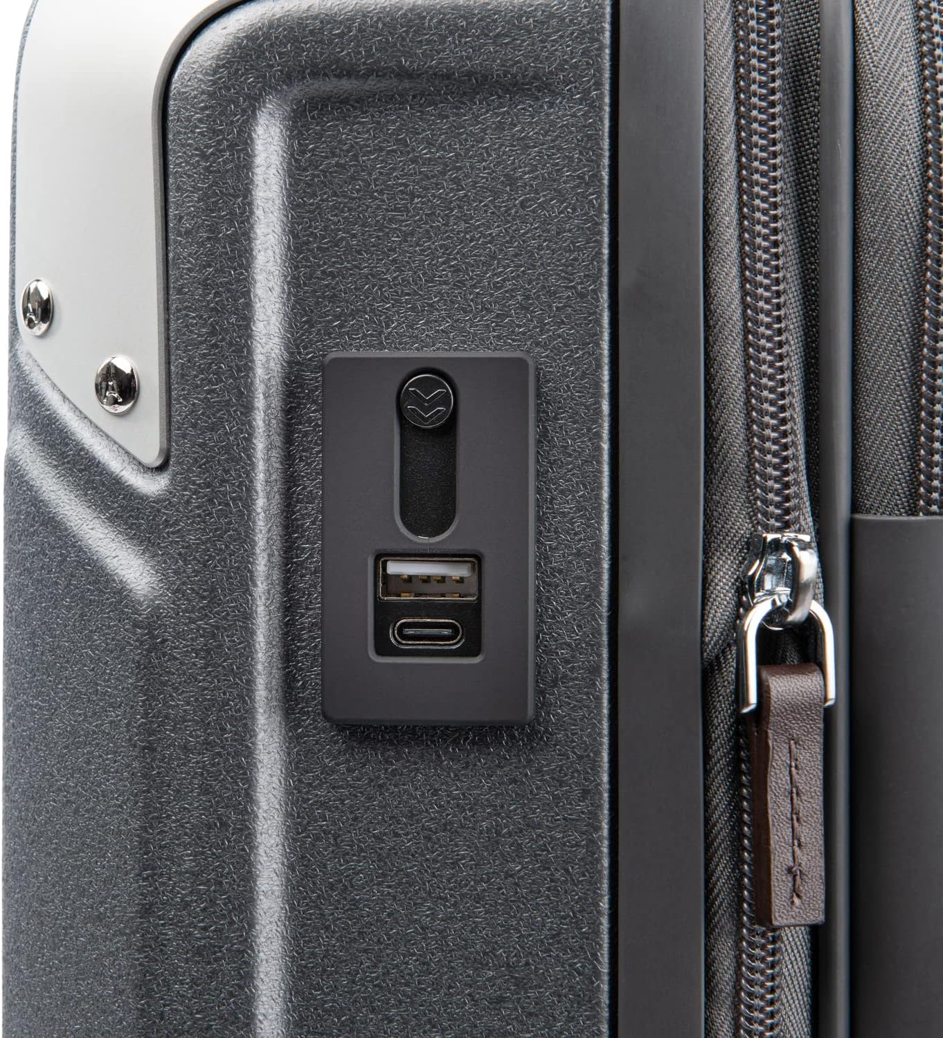 image:imageTravelpro Platinum Elite Hardside Checked Luggage Dark Sky 25Inch Expandable Polycarbonate Shell With 8 Spinner Wheels TSA Lock amp Designed for Men amp Women Men amp WomenVintage Grey