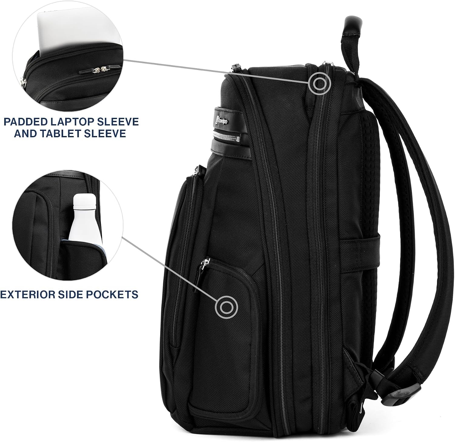 image:imageTravelpro Platinum Elite Laptop Travel Backpack Business Water Resistant Men and WomenBlack