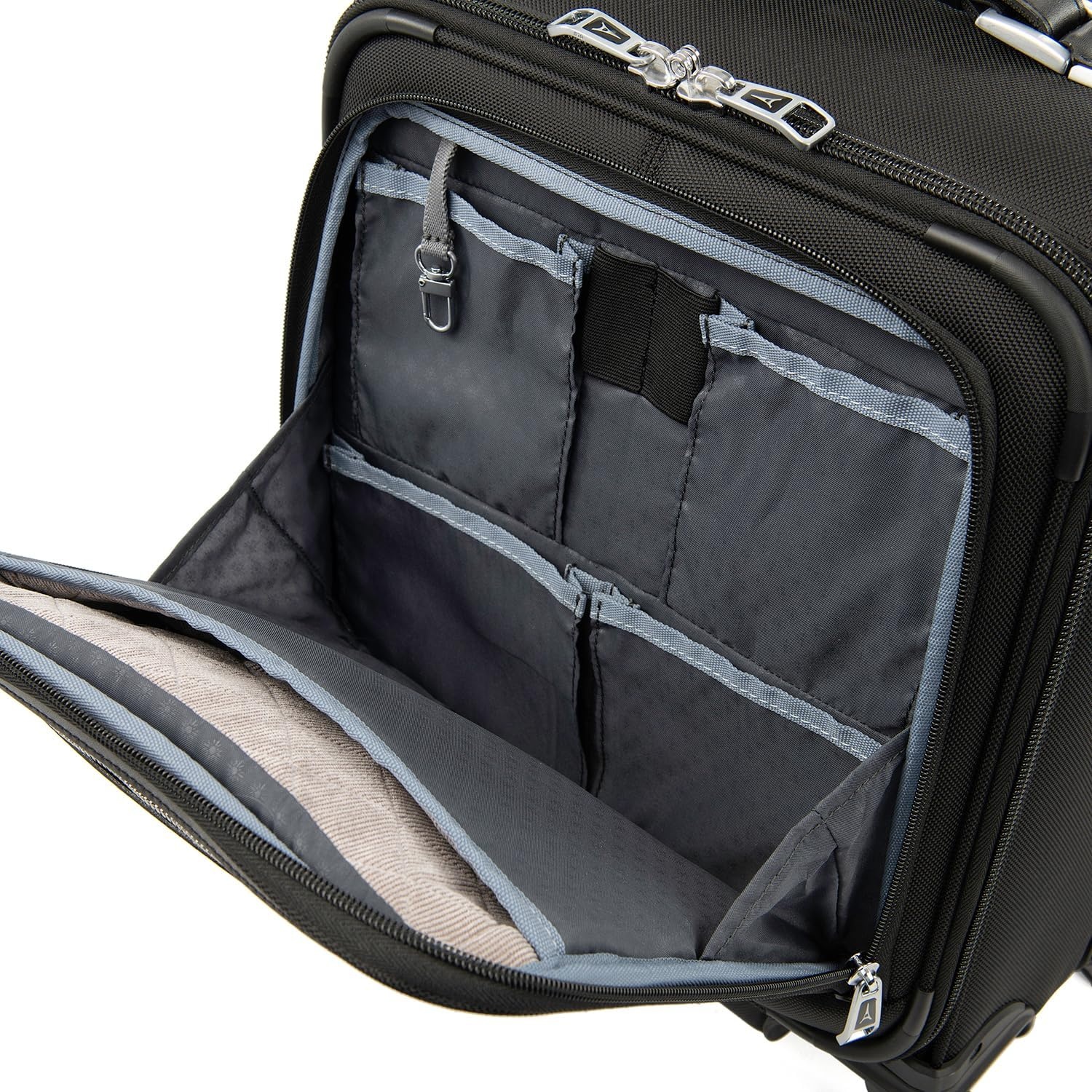image:imageTravelpro Platinum Elite Underseat Spinner Tote Bag with USB PortShadow Black