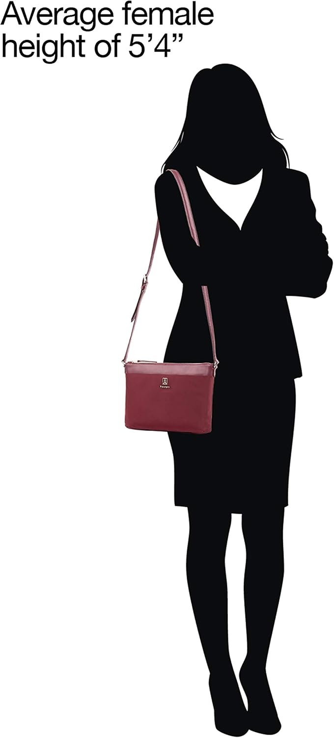image:imageTravelpro Platinum Elite Womens CrossbodyBordeaux