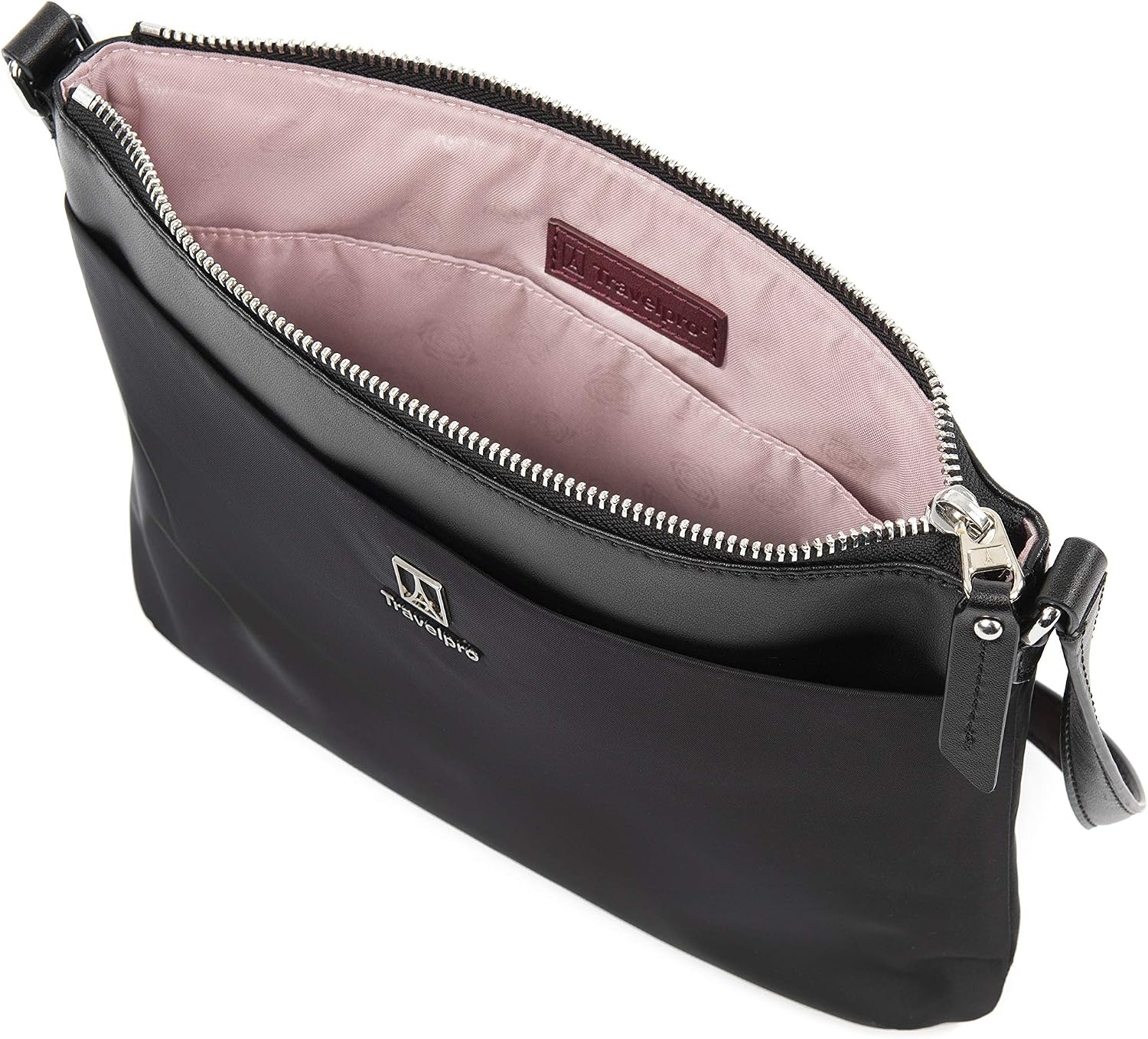 image:imageTravelpro Platinum Elite Womens CrossbodyShadow Black