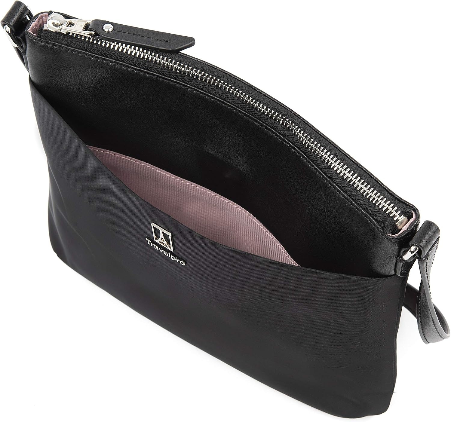 image:imageTravelpro Platinum Elite Womens CrossbodyShadow Black