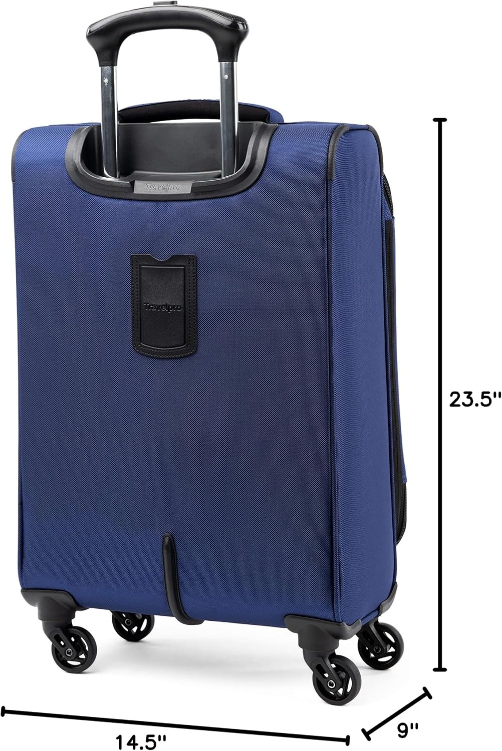 image:imageTravelpro Runway Softside 3Piece Luggage Set Black Expandable Suitcases With 4 Spinner Wheels amp Personal Item Size Underseat Soft Tote for Men amp Women TravelersBlue