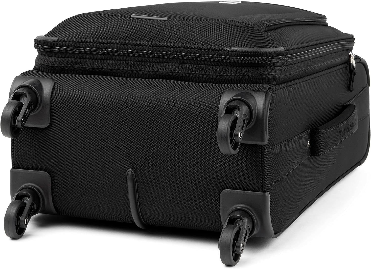 image:imageTravelpro Runway Softside 3Piece Luggage Set Black Expandable Suitcases With 4 Spinner Wheels amp Personal Item Size Underseat Soft Tote for Men amp Women TravelersBlack
