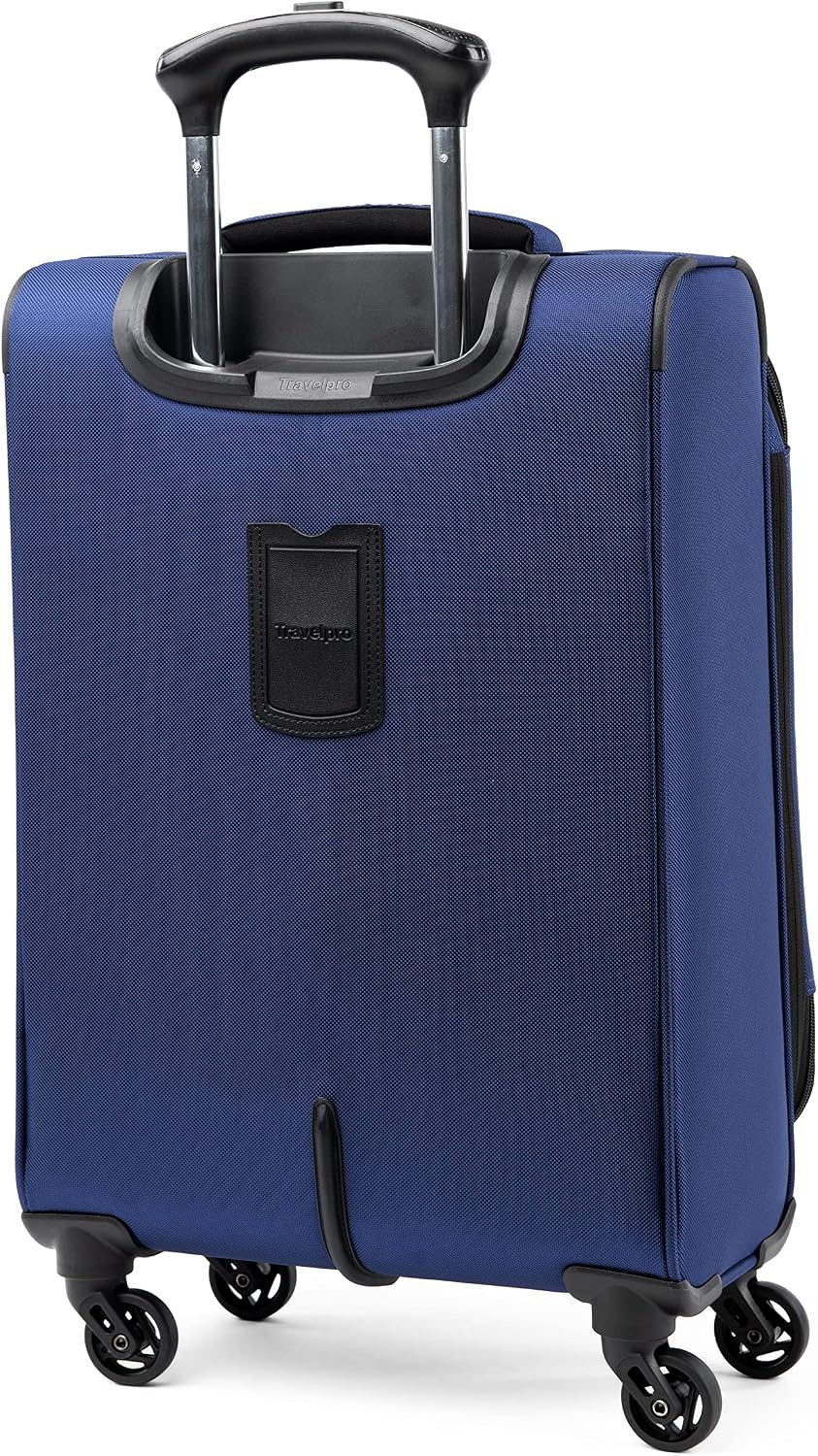 image:imageTravelpro Runway Softside 3Piece Luggage Set Black Expandable Suitcases With 4 Spinner Wheels amp Personal Item Size Underseat Soft Tote for Men amp Women TravelersBlue