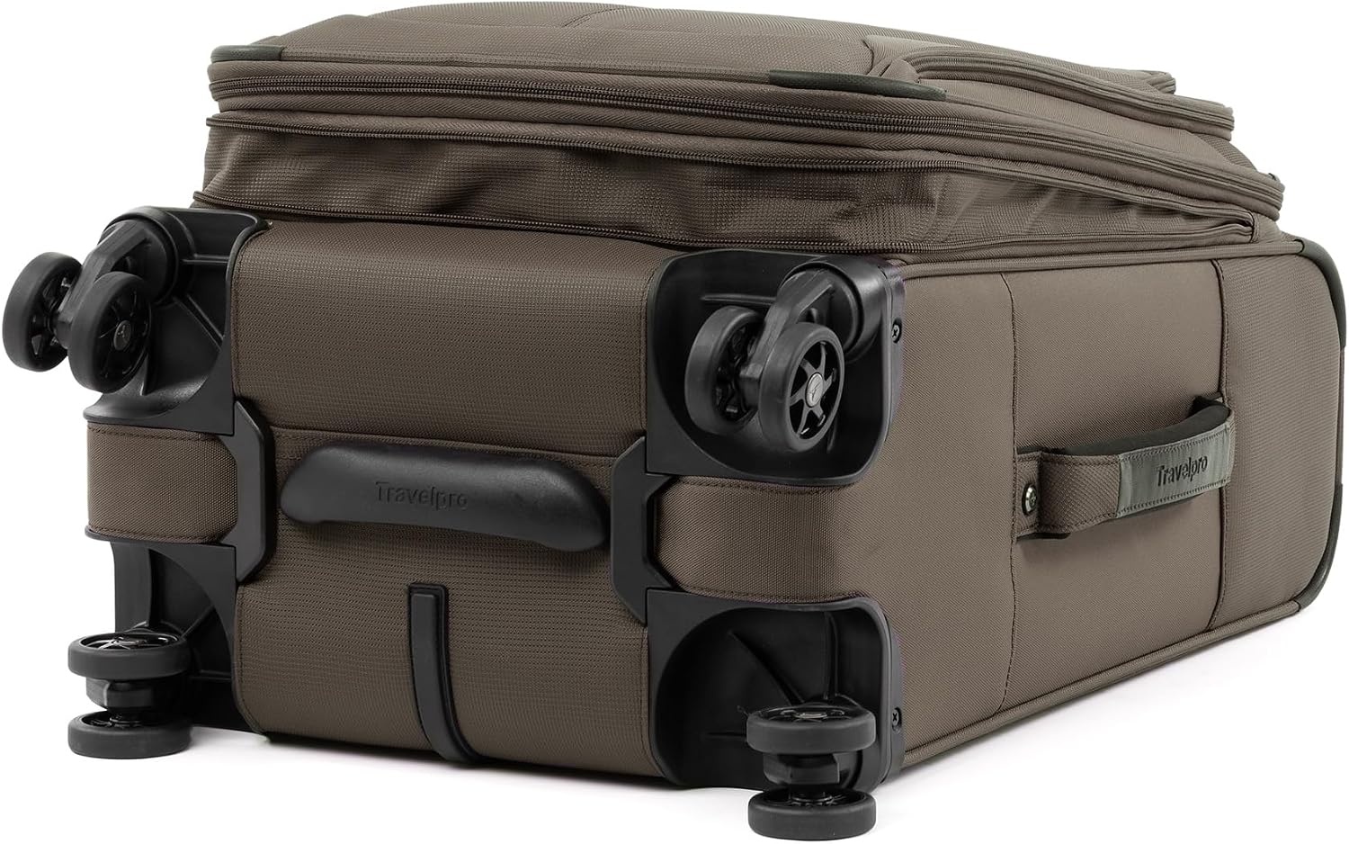 image:imageTravelpro Tourlite Softside 3Piece Set Expandable Luggage 4 Spinner Wheels Lightweight Suitcase 21 CarryOn 25 Checked Medium 29 Check Large BlackEspresso
