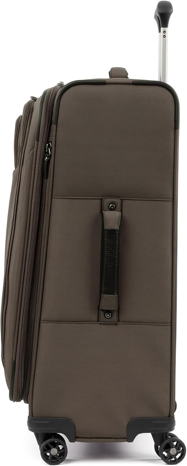 image:imageTravelpro Tourlite Softside 3Piece Set Expandable Luggage 4 Spinner Wheels Lightweight Suitcase 21 CarryOn 25 Checked Medium 29 Check Large BlackEspresso