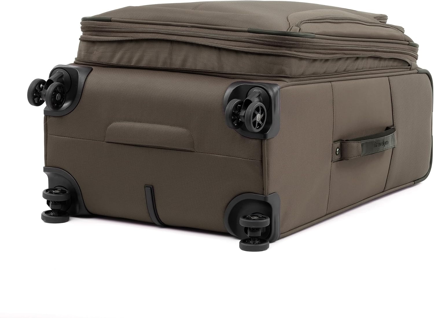 image:imageTravelpro Tourlite Softside 3Piece Set Expandable Luggage 4 Spinner Wheels Lightweight Suitcase 21 CarryOn 25 Checked Medium 29 Check Large BlackEspresso