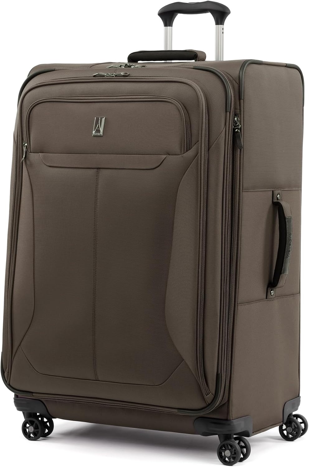 image:imageTravelpro Tourlite Softside 3Piece Set Expandable Luggage 4 Spinner Wheels Lightweight Suitcase 21 CarryOn 25 Checked Medium 29 Check Large BlackEspresso