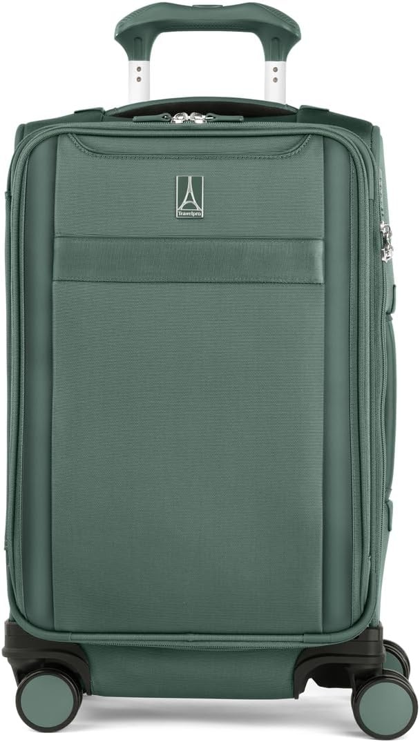 image:imageTravelpro VersaPack Softside Checked Luggage Suitcase Black 25Inch Lightweight amp Expandable With 8 Spinner Wheels amp BuiltIn TSA Lock for Men amp Women TravelersDesert Sage Green