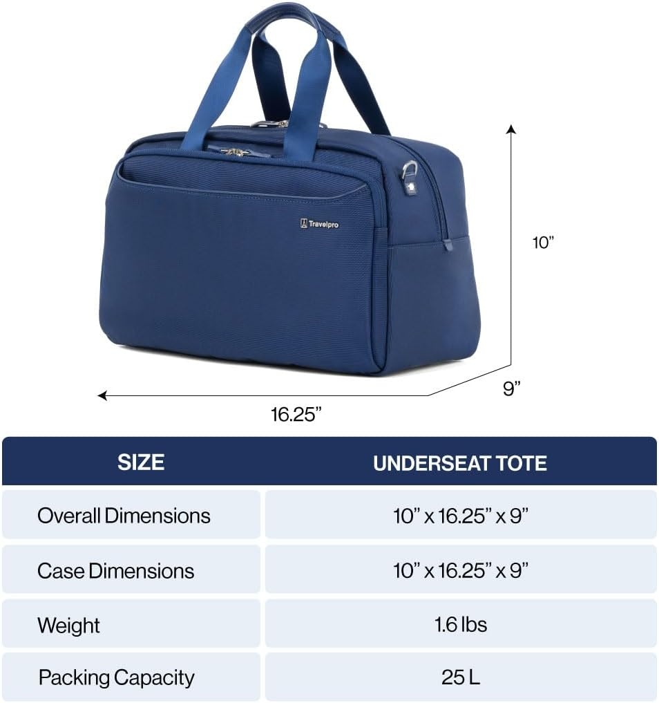 image:imageTravelpro Versapack Underseat Travel Tote Bag BlueEstate Blue