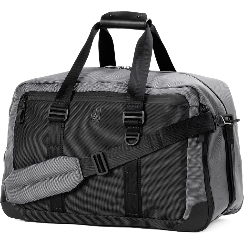 image:imageTravelpro Altitude Double Expansion Duffel Bag Black 4048LFalcon Grey