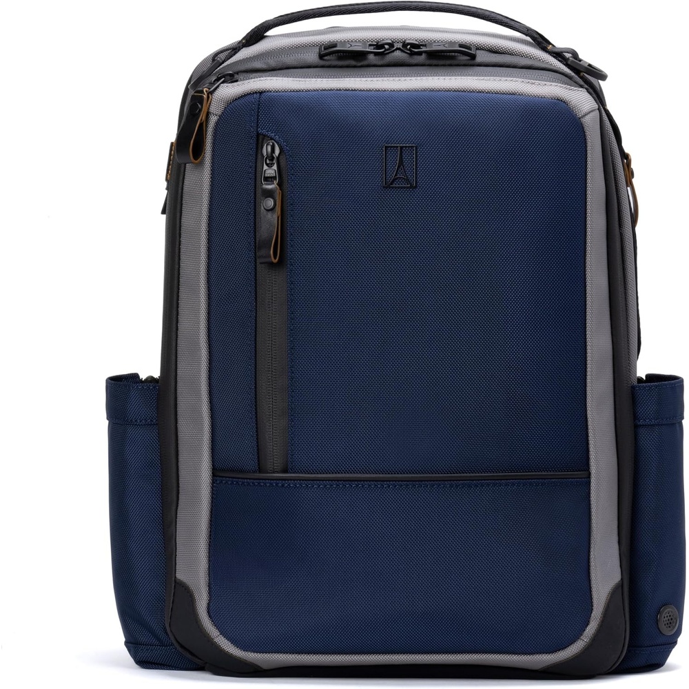 image:imageTravelpro Altitude Slim Expandable Travel Laptop Backpack 2024L 16 InchStellar NavyGrey