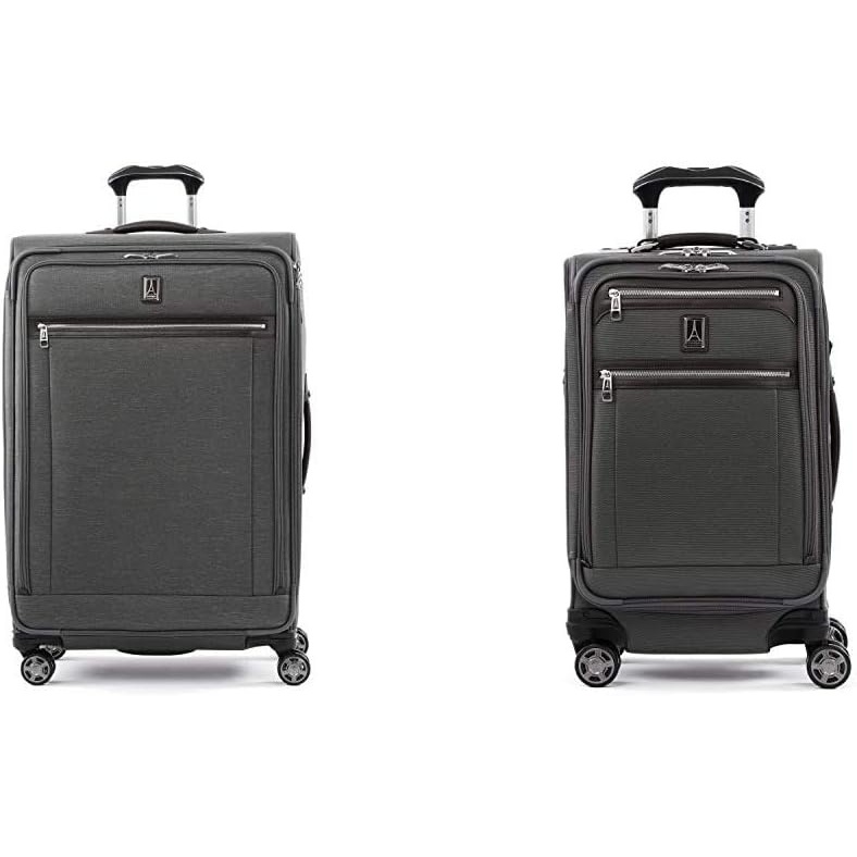 image:imageTravelpro Checked Large Vintage Grey CarryOn Vintage Grey