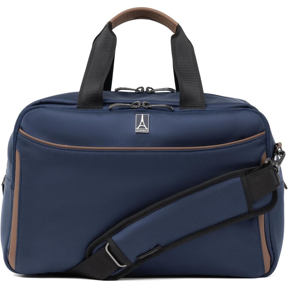 image:imageTravelpro Crew Classic Softside CarryOn Underseat Tote Bag Black  Lightweight amp Compact Personal Item Size Fits Under Airline Seats With Multiple Pockets for Travel OrganizationPatriot Blue