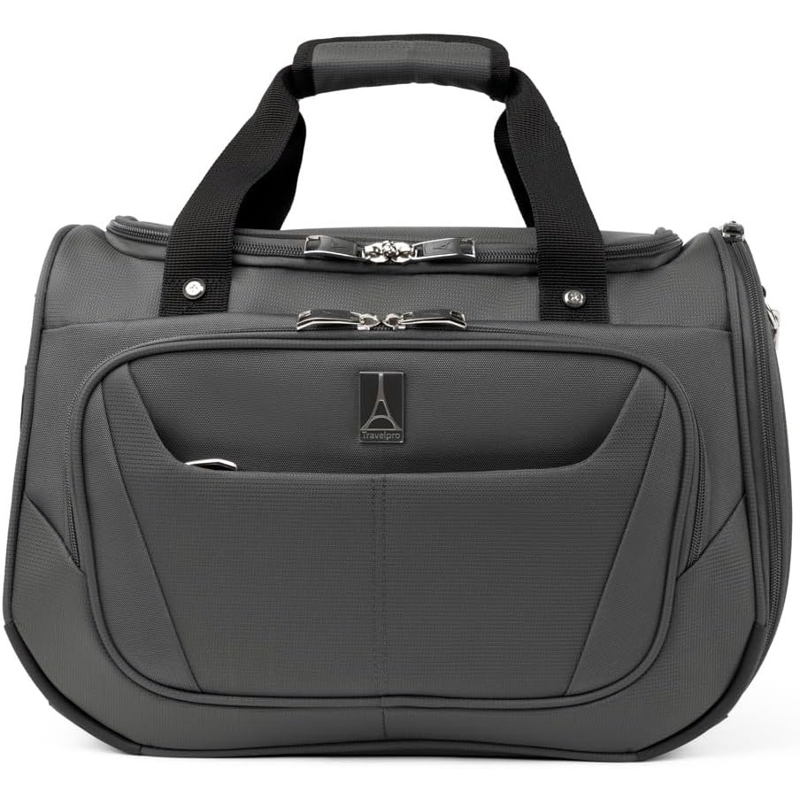 image:imageTravelpro Maxlite 5 Softside Lightweight Underseat CarryOn Travel Tote Overnight Weekender BagShdw Gry