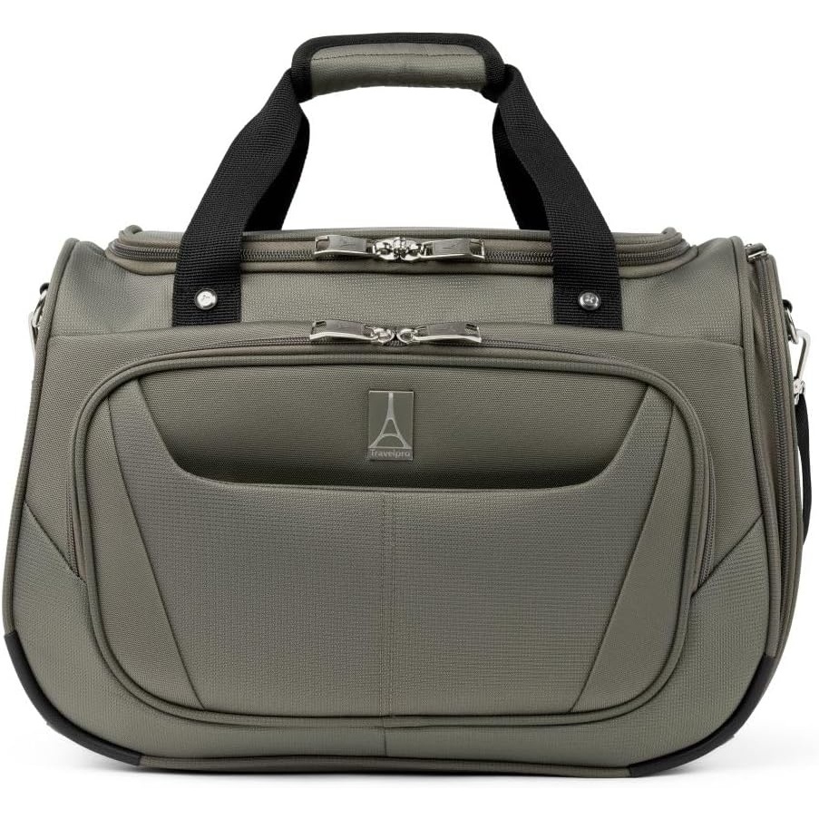 image:imageTravelpro Maxlite 5 Softside Lightweight Underseat CarryOn Travel Tote Overnight Weekender BagSlate Green