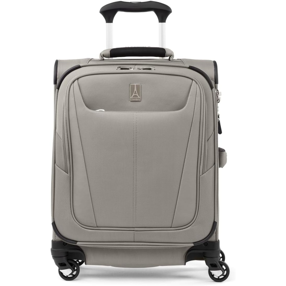 image:imageTravelpro Maxlite 5 Softside Spinner Set Forest 2Piece 2125 Includes CarryOn amp Medium Checked Expandable Luggage With 4 Wheels Lightweight amp Versatile Men amp WomenChampagne