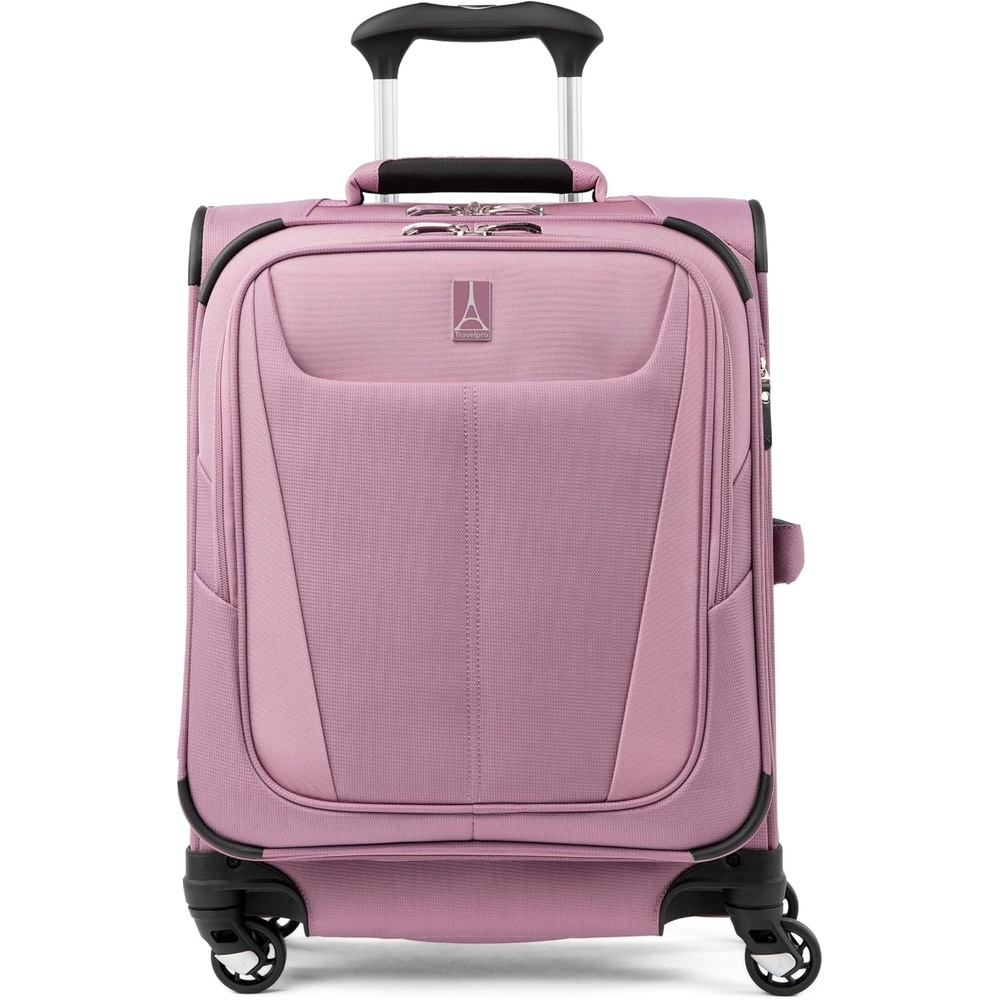 image:imageTravelpro Maxlite 5 Softside Spinner Set Forest 2Piece 2125 Includes CarryOn amp Medium Checked Expandable Luggage With 4 Wheels Lightweight amp Versatile Men amp WomenOrchid Pink Purple