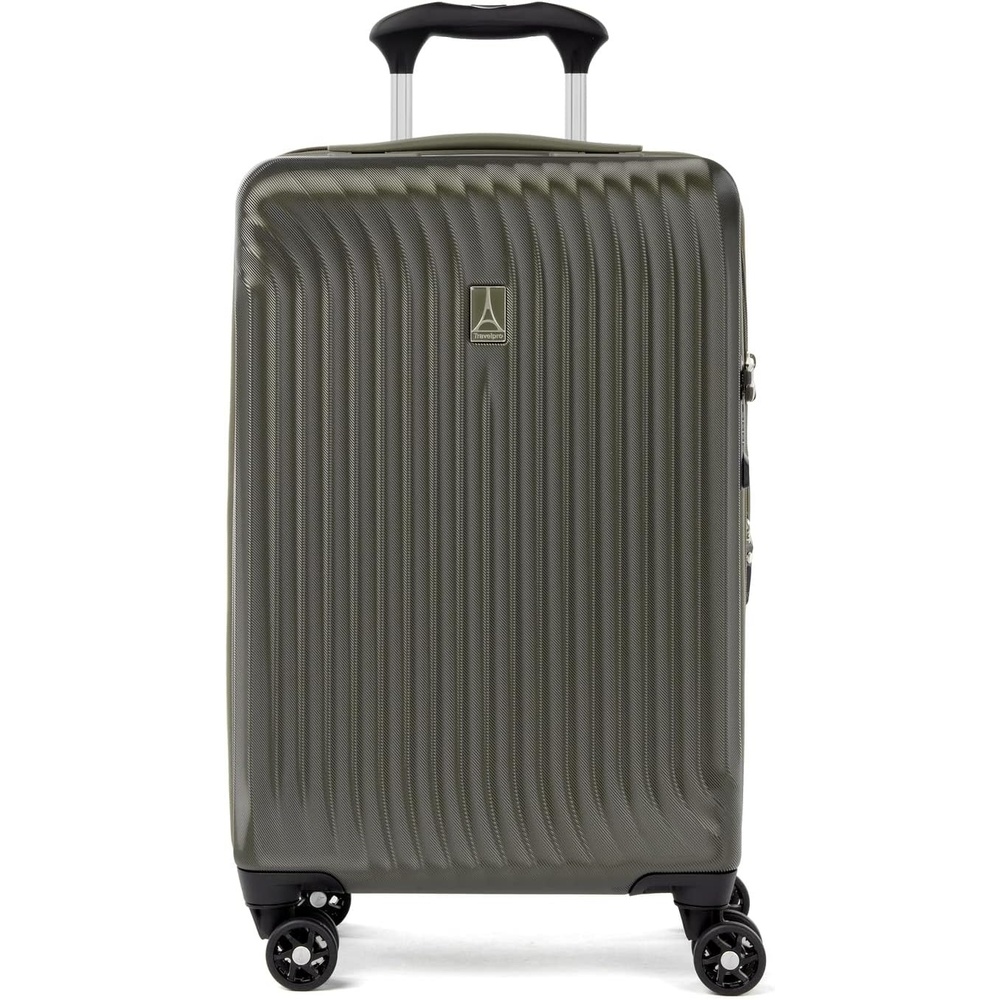 image:imageTravelpro Maxlite Air Cabernet Hardside Checked Luggage 28Inch  Lightweight Polycarbonate Hard Shell With 8 Spinner Wheels Expandable Design amp AirlineFriendly SizingSlate Green