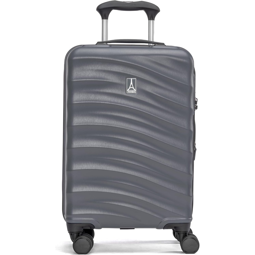 image:imageTravelpro Maxlite Air V2 Hardside Expandable CarryOn Black 19Inch Lightweight Hard Shell Luggage 8 Spinner Wheels TSA Lock amp Polycarbonate Exterior Designed for Men amp WomenShadow Grey