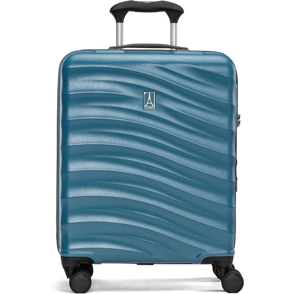 image:imageTravelpro Maxlite Air V2 Hardside Expandable Checked Black 28Inch Lightweight Polycarbonate Hard Shell Luggage 8 Spinner Wheels TSA Lock amp Durable Construction Men amp WomenTeal