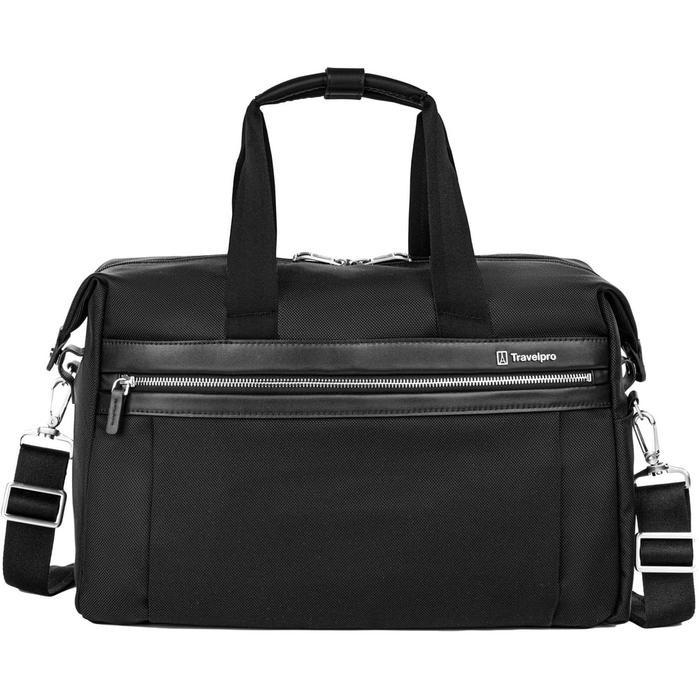 image:imageTravelpro Platinum Elite Carry on Soft Travel Underseat Tote Bag Weekender Overnight Men and Women165 InchBlack