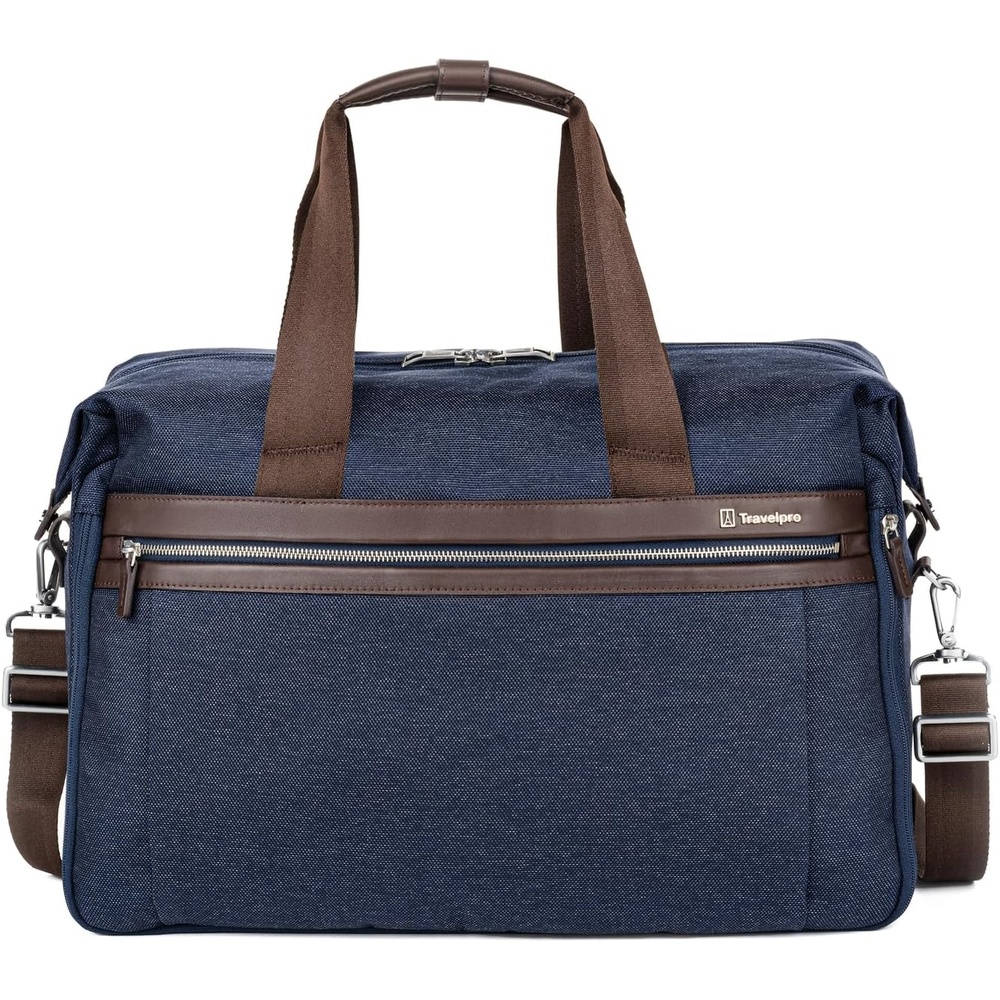 image:imageTravelpro Platinum Elite CarryOn Luggage Duffel Bag Grey 19Inch Soft 49L Capacity Travel for Weekenders amp Gym Compliant Ideal for Men amp Women TravelersTrue Navy Blue