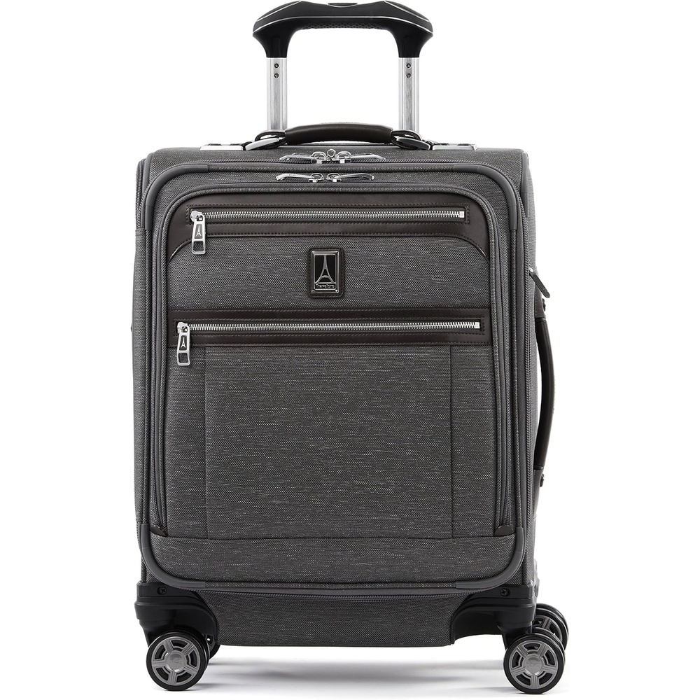 image:imageTravelpro Platinum Elite CarryOn Luggage Spinner Grey 19InchVintage Grey
