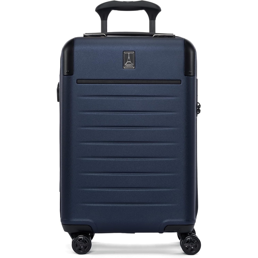 image:imageTravelpro Platinum Elite Hardside CarryOn Luggage Spinner Black 21Inch TSA Lock amp Hard Shell Polycarbonate With 8 Spinner Wheels amp Expandable Design for Business amp Leisure TravelAviator Navy
