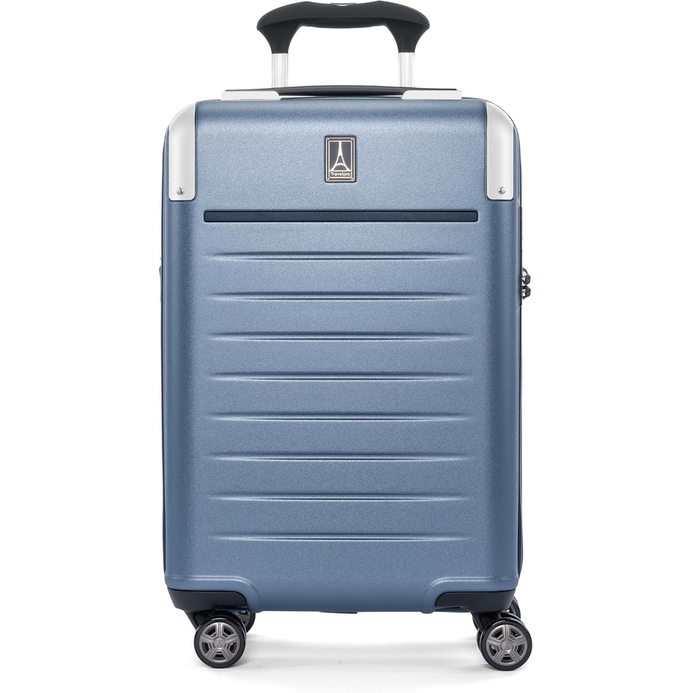 image:imageTravelpro Platinum Elite Hardside CarryOn Luggage Spinner Black 21Inch TSA Lock amp Hard Shell Polycarbonate With 8 Spinner Wheels amp Expandable Design for Business amp Leisure TravelDark Sky Blue