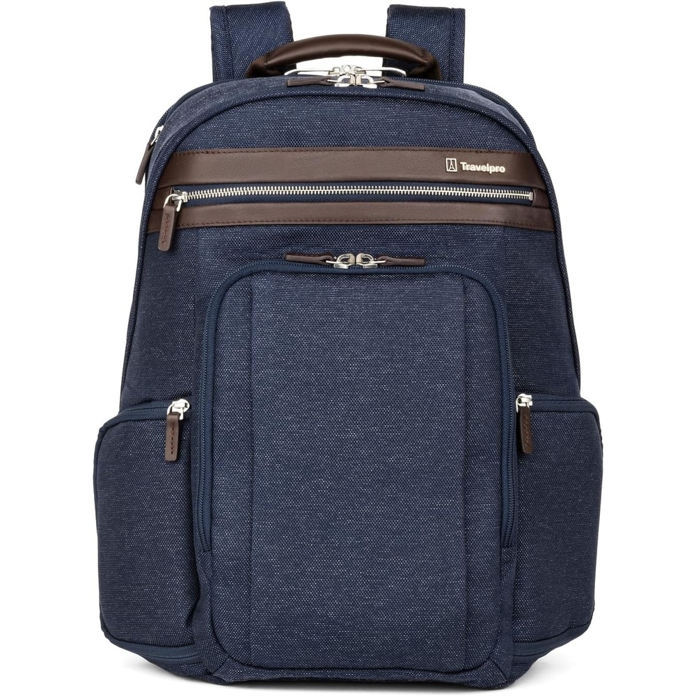 image:imageTravelpro Platinum Elite Laptop Travel Backpack Business Water Resistant Men and WomenTrue Navy Blue