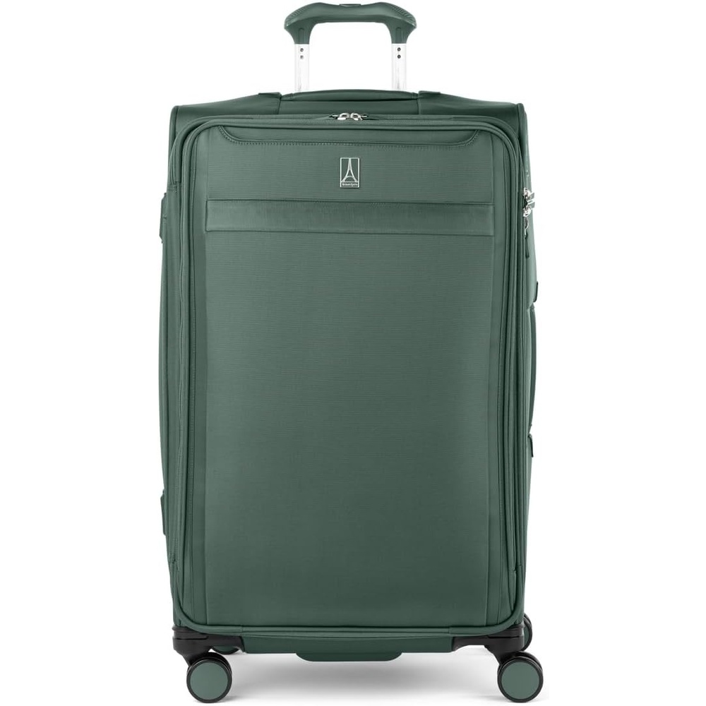 image:imageTravelpro VersaPack Softside Checked Luggage Suitcase Black 25Inch Lightweight amp Expandable With 8 Spinner Wheels amp BuiltIn TSA Lock for Men amp Women TravelersDesert Sage Green
