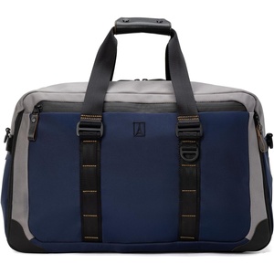Travelpro Altitude Double Expansion Duffel Bag, Black, 40-48L(Stellar Navy/Grey)