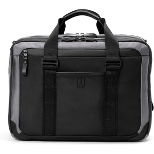 Travelpro Altitude Full Expansion Brief, Black, 16 Inch Laptop | Business Bag With Fits 16-Water Resistant for Work & Travel, Men & Women(Falcon Grey)