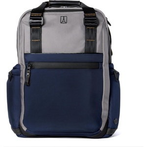 Travelpro Altitude Medium Expandable Travel Laptop Backpack 25-30L, 16 Inch(Stellar Navy/Grey)