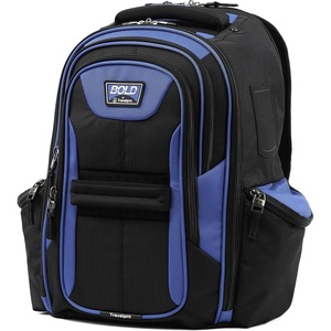 Travelpro Bold Lightweight Rugged Backpack, Blue/Black(Blue/Black)