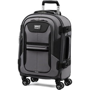 Travelpro Bold Softside Carry-On Luggage Spinner, Blue/Black, 21-Inch(Grey/Black)