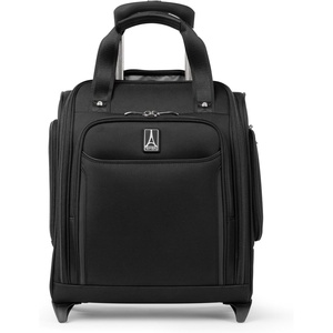 Travelpro Crew Classic Softside Carry-On Underseat Bag, Blue, 17-Inch | Lightweight Rolling Design With 14-Laptop & Tablet Sleeve, Personal Item Size, Fits Under Airline Seats(Black)