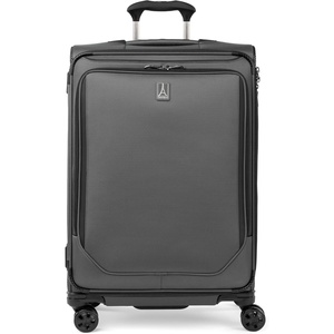 Travelpro Crew Classic Softside Checked Luggage, Black, 29-Inch | Large Checked Suitcase, Lightweight & Expandable With 8 Spinner Wheels, TSA Lock & Multiple Interior Pockets, Men & Women(Titanium Grey)