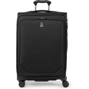 Travelpro Crew Classic Softside Checked Luggage, Black, 29-Inch | Large Checked Suitcase, Lightweight & Expandable With 8 Spinner Wheels, TSA Lock & Multiple Interior Pockets, Men & Women(Black)
