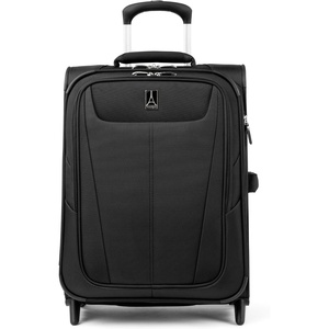 Travelpro Maxlite 5 Softside Carry-On Luggage Upright, Pink, 20-Inch | Expandable 2-Wheel Lightweight & Durable Travel Design for Both Men & Women(Black)