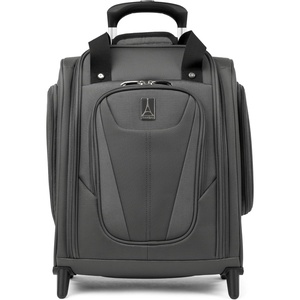 Travelpro Maxlite 5 Softside Carry-On Underseat Luggage, Green, 15-Inch | 2-Wheel Rolling Design, Personal Item Size, Fits Under Airplane Seat, Lightweight Construction(Shadow Grey)